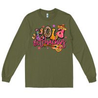 Army Green hola bitchachos mexico cinco de mayo Long Sleeve Tee - LillyAllenDesigns