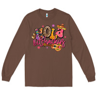 Chestnut hola bitchachos mexico cinco de mayo Long Sleeve Tee - LillyAllenDesigns