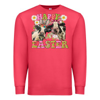 Cardinal Happy Easter Heifers Easter Day Premium Sweatshirt - CowGirlArtShop