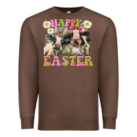 Chestnut Happy Easter Heifers Easter Day Premium Sweatshirt - CowGirlArtShop