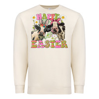 Sandshell Happy Easter Heifers Easter Day Premium Sweatshirt - CowGirlArtShop
