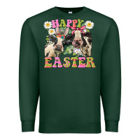 Sports Green Happy Easter Heifers Easter Day Premium Sweatshirt - CowGirlArtShop