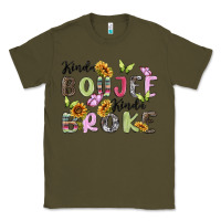 Army Green kinda boujee kinda broke Classic Tee - MaliasSmallBusiness