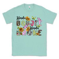 Seafoam kinda boujee kinda broke Classic Tee - MaliasSmallBusiness