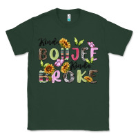 Sports Green kinda boujee kinda broke Classic Tee - MaliasSmallBusiness