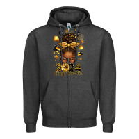 Charcoal Heather 2024 happy new year  afro messy bun Zipper Hoodie - texasbilliewilder