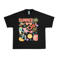 Black retro summer Urban Heavy Tee - JahusDesignShop