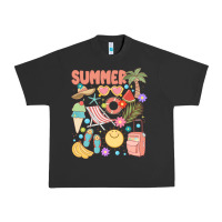 Pigment Black retro summer Urban Heavy Tee - JahusDesignShop