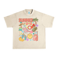 Sandshell retro summer Urban Heavy Tee - JahusDesignShop