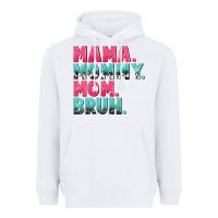 White Mama Mommy Mom bruh Mother's Day Heavyweight Hoodie - CowGirlArtShop
