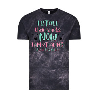 Cloud Black i stole their hearts now i am stealing their last Vintage Tee - MaliasSmallBusiness