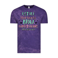 Cloud Purple i stole their hearts now i am stealing their last Vintage Tee - MaliasSmallBusiness