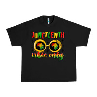 Black juneteenth vibes only Urban Heavy Tee - MaliasSmallBusiness