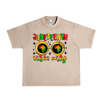French Oak juneteenth vibes only Urban Heavy Tee - MaliasSmallBusiness