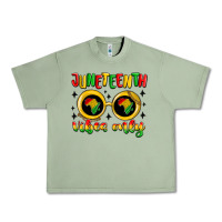 Oil Green juneteenth vibes only Urban Heavy Tee - MaliasSmallBusiness