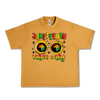 Peanut Butter juneteenth vibes only Urban Heavy Tee - MaliasSmallBusiness
