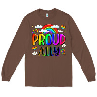 Chestnut proud ally Long Sleeve Tee - LillyAllenDesigns