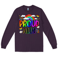 Plum proud ally Long Sleeve Tee - LillyAllenDesigns