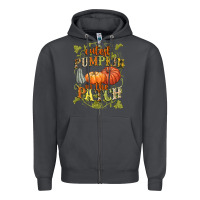 Smoke Cutest pumpkin in the patch Zipper Hoodie - NancyCooperArtShop