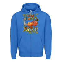 True Royal Cutest pumpkin in the patch Zipper Hoodie - NancyCooperArtShop