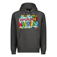 Charcoal Heather teacher of warriors Premium Hoodie - CowGirlArtShop