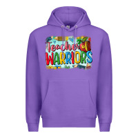 Purple teacher of warriors Premium Hoodie - CowGirlArtShop