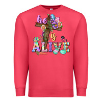 Cardinal He is alive Easter Day Premium Sweatshirt - CowGirlArtShop