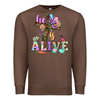 Chestnut He is alive Easter Day Premium Sweatshirt - CowGirlArtShop