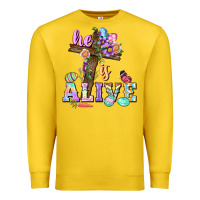 Lemon He is alive Easter Day Premium Sweatshirt - CowGirlArtShop