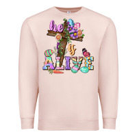 He Is Alive Easter Day Premium Sweatshirt | Teevron