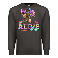Smoke He is alive Easter Day Premium Sweatshirt - CowGirlArtShop