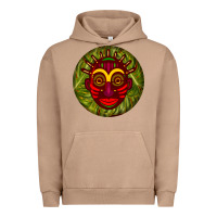Pigment Burro african masks round earrings 4 Urban Hoodie - BundleAndBundleShop