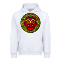 White african masks round earrings 4 Urban Hoodie - BundleAndBundleShop