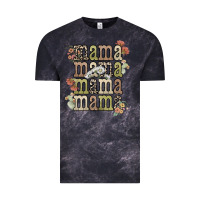 Cloud Black mama mama mama mama western flower Vintage Tee - NancyCooperArtShop