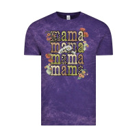 Cloud Purple mama mama mama mama western flower Vintage Tee - NancyCooperArtShop