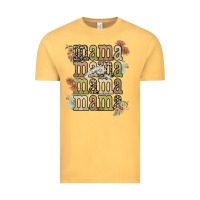 Vintage Mustard mama mama mama mama western flower Vintage Tee - NancyCooperArtShop
