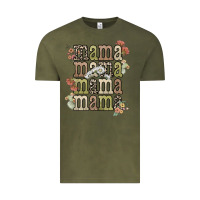 Vintage Olive mama mama mama mama western flower Vintage Tee - NancyCooperArtShop