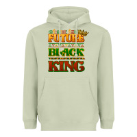 Matcha Future black king Heavyweight Hoodie - HowdyJamesFarm