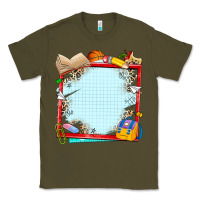 Army Green school your text here Classic Tee - NancyCooperArtShop