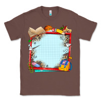 Chestnut school your text here Classic Tee - NancyCooperArtShop