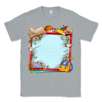 Heather Grey school your text here Classic Tee - NancyCooperArtShop