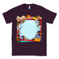 Plum school your text here Classic Tee - NancyCooperArtShop