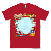 Red school your text here Classic Tee - NancyCooperArtShop