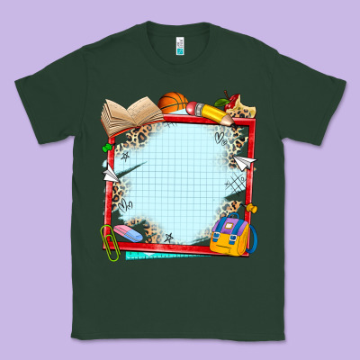 School Your Text Here Classic Tee Designed By Nancycooperartshop