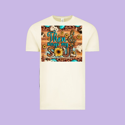 Then Sings My Soul Treble Clef Vintage Tee Designed By Jahusdesignshop
