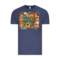 Vintage Denim then sings my soul treble clef Vintage Tee - JahusDesignShop