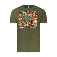 Vintage Olive then sings my soul treble clef Vintage Tee - JahusDesignShop