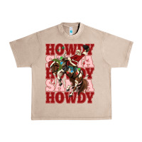 French Oak howdy santa cowboy christmas Urban Heavy Tee - MaliasSmallBusiness