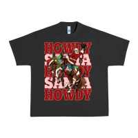 Pigment Black howdy santa cowboy christmas Urban Heavy Tee - MaliasSmallBusiness