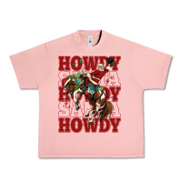 Salmon howdy santa cowboy christmas Urban Heavy Tee - MaliasSmallBusiness